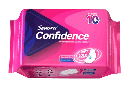 Senora Confidence Regular Flow 10's Pack